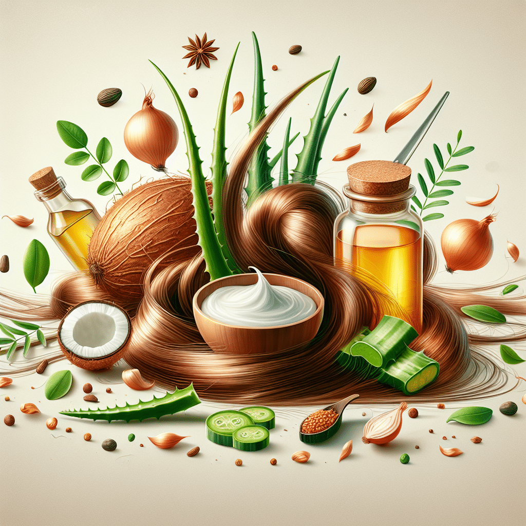 receitas naturais para queda de cabelo