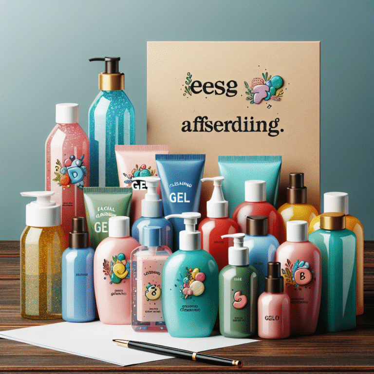 avaliação de geles de limpeza faciais econômicos