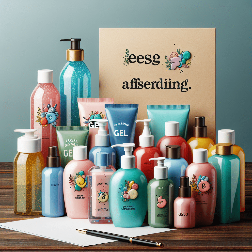 avaliação de geles de limpeza faciais econômicos