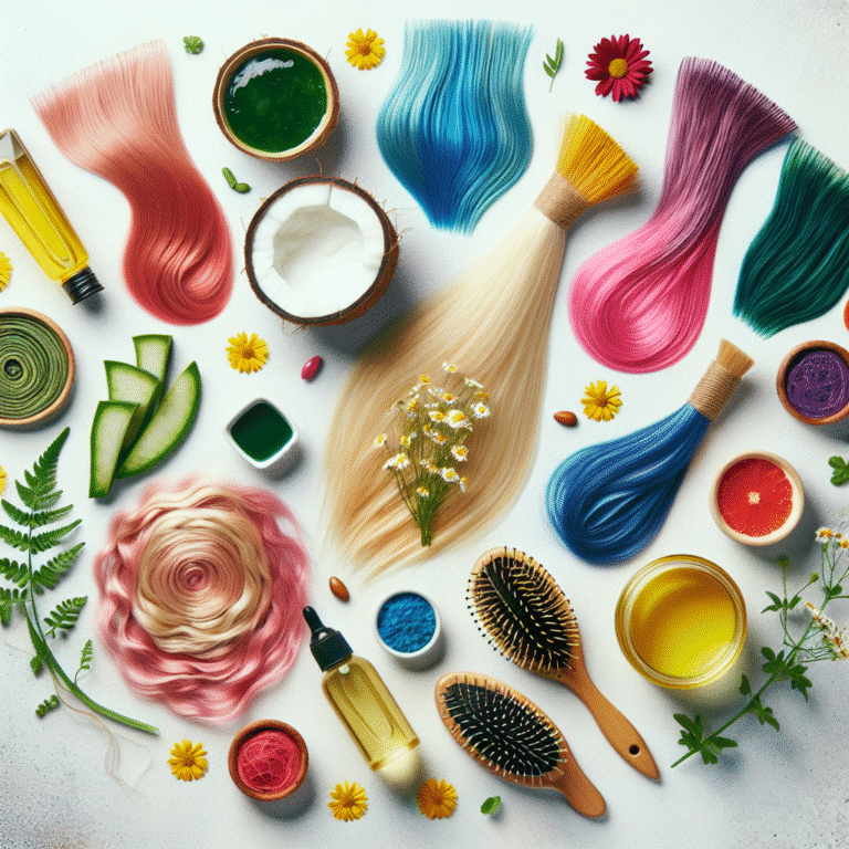 cuidados naturais para cabelo tingido