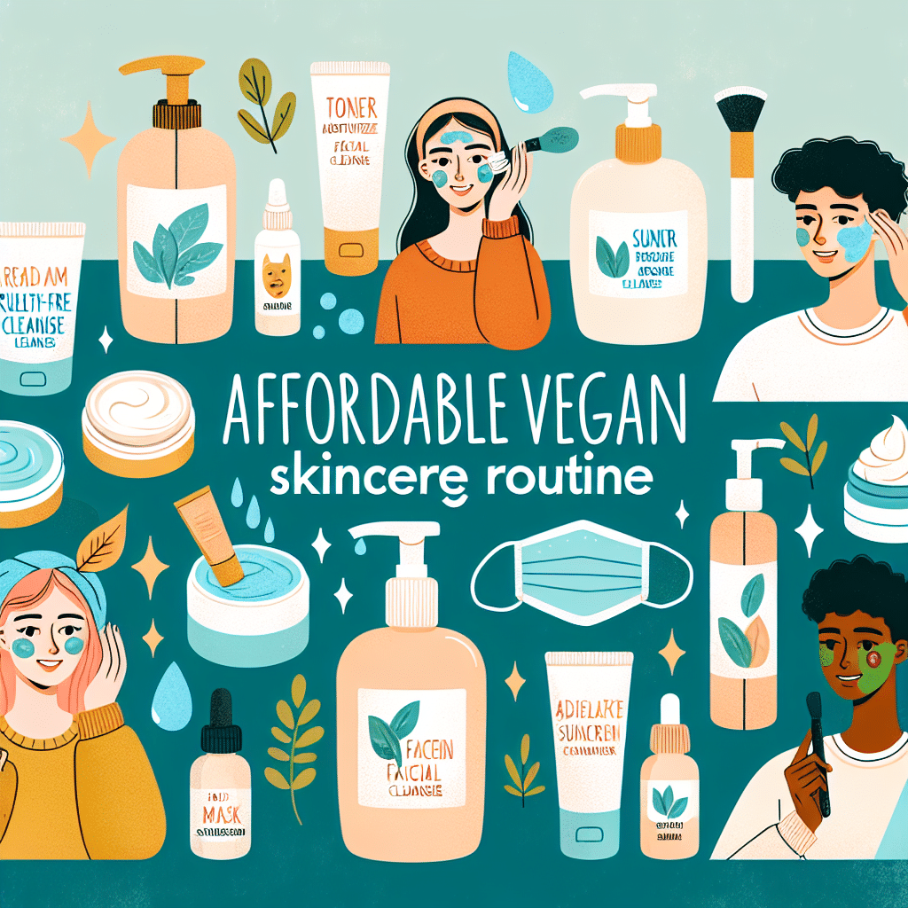 skincare vegano acessível: rotinas para estudantes