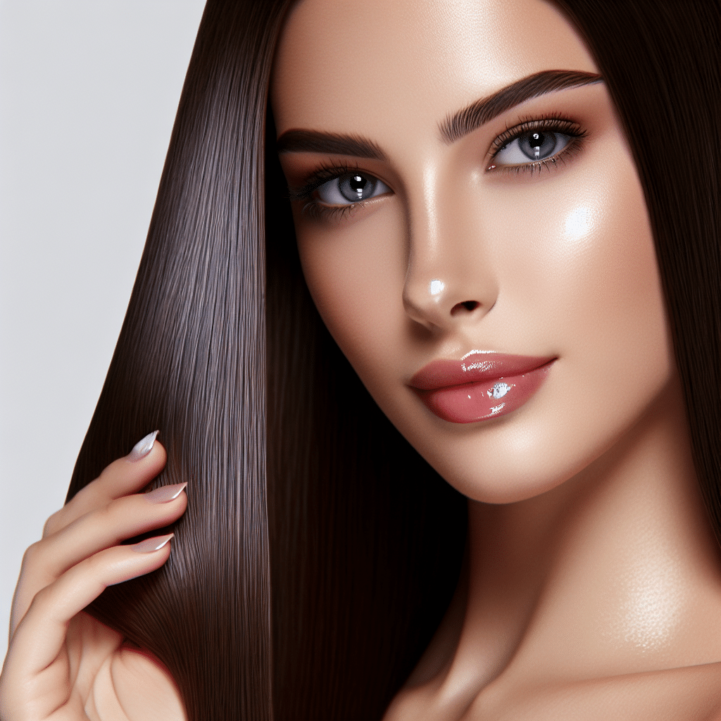 cabelo liso natural sem química cara