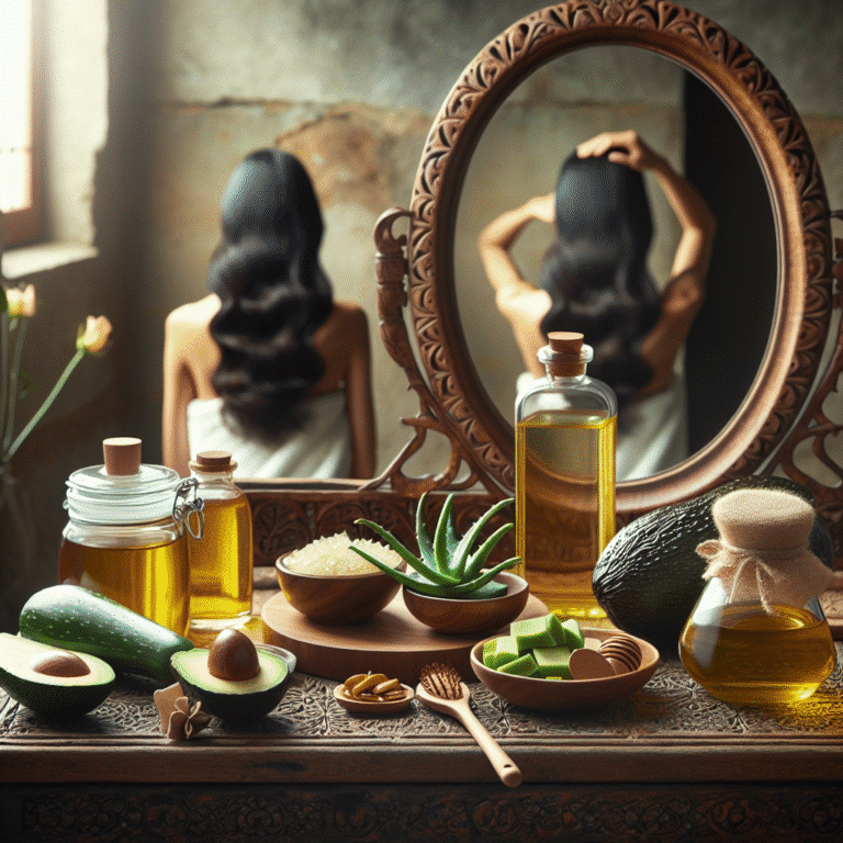 cuidados naturais para cabelos secos