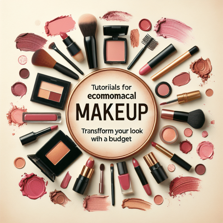 tutoriais de maquiagem econômica: transforme seu look gastando pouco