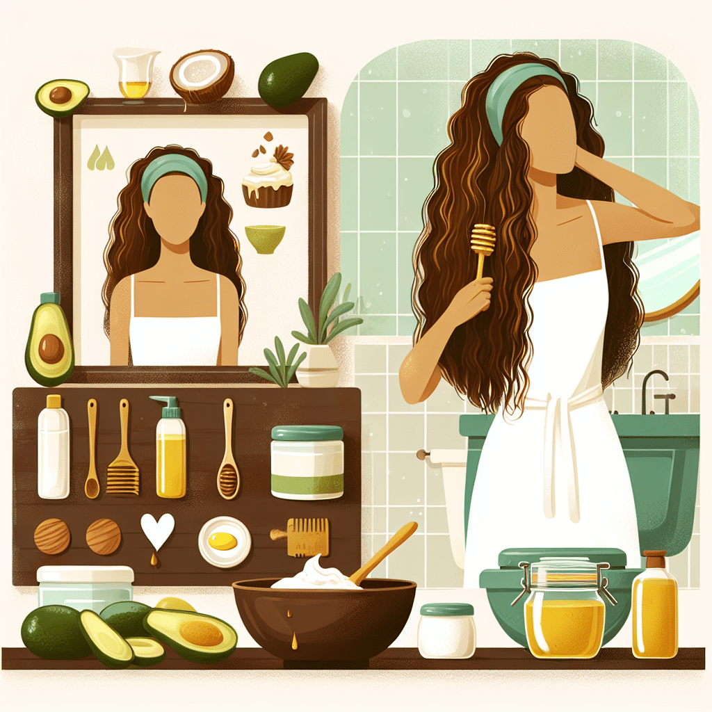 teste de receitas caseiras para cuidados com o cabelo