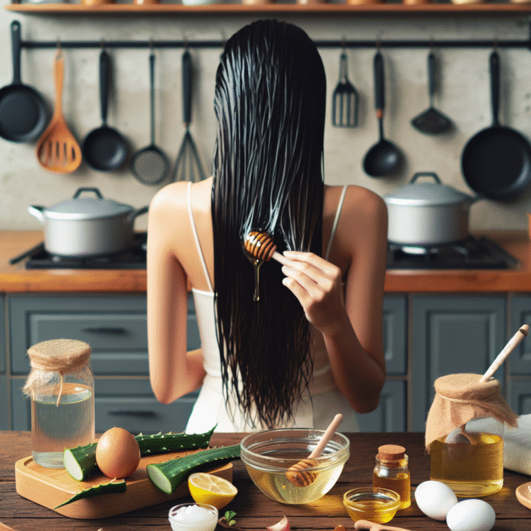 hidratação caseira para cabelos oleosos