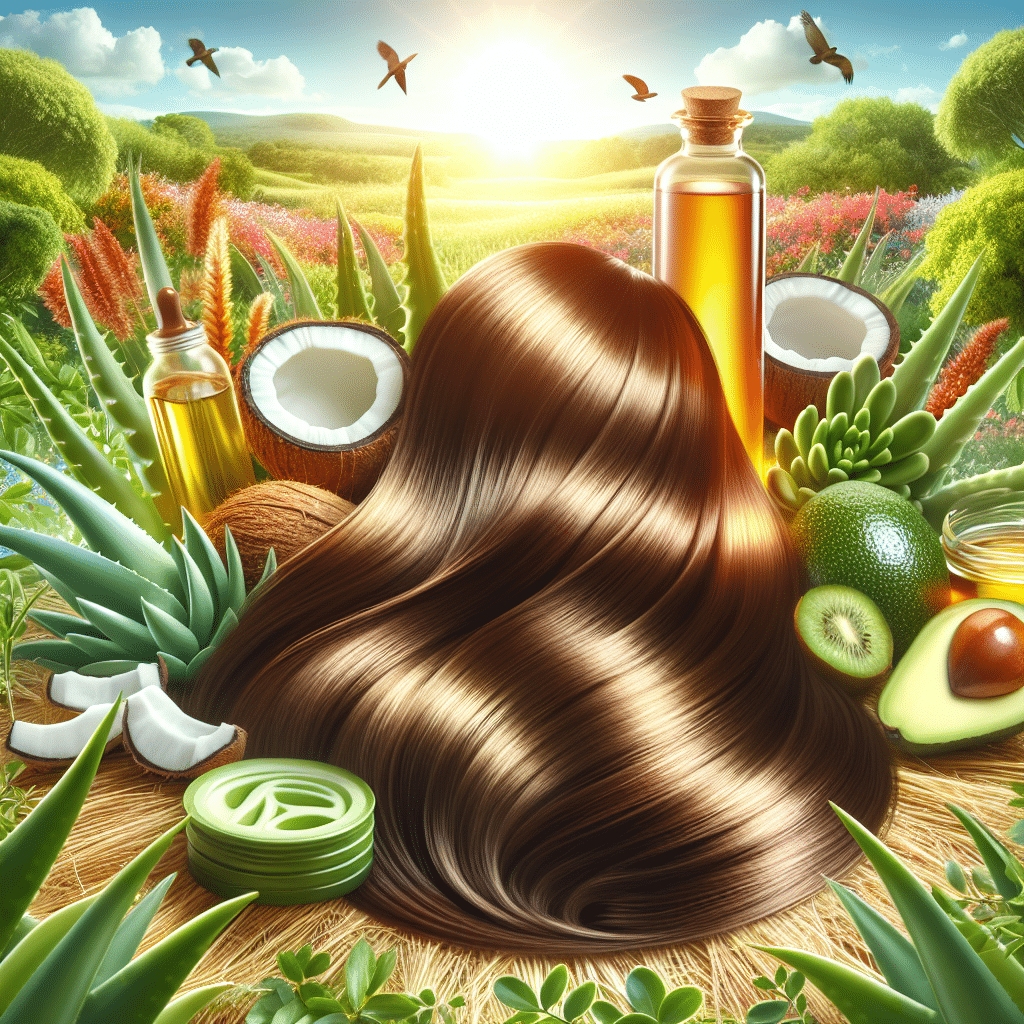 cabelo saudável com produtos naturais