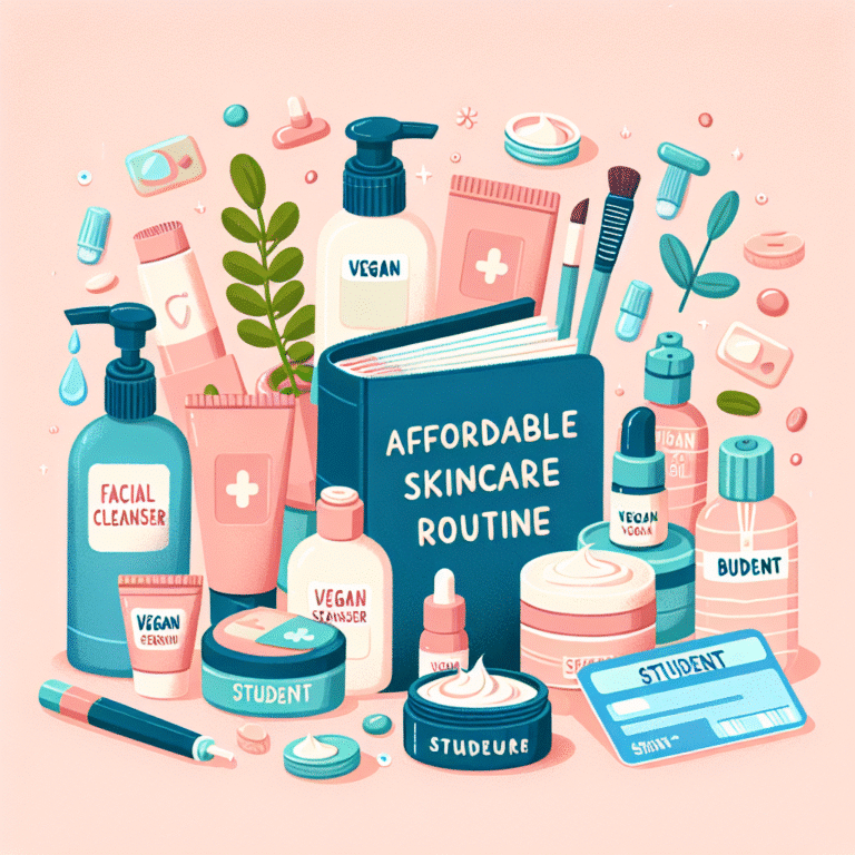 skincare vegano e econômico para estudantes
