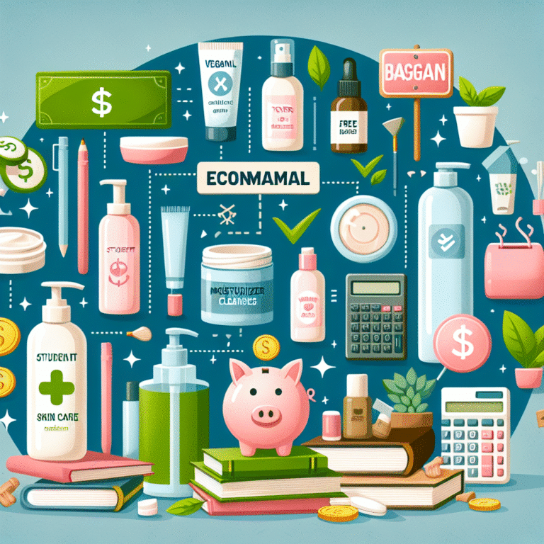 skincare vegano e econômico para estudantes