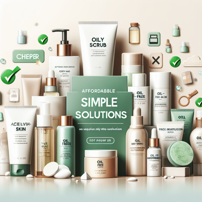 skincare em conta para pele oleosa com soluções simples