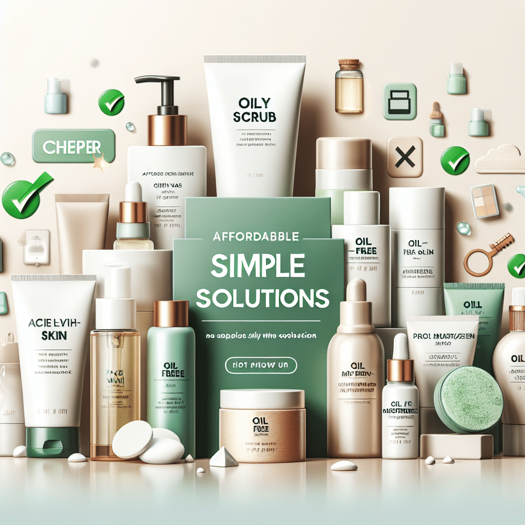 skincare em conta para pele oleosa com soluções simples