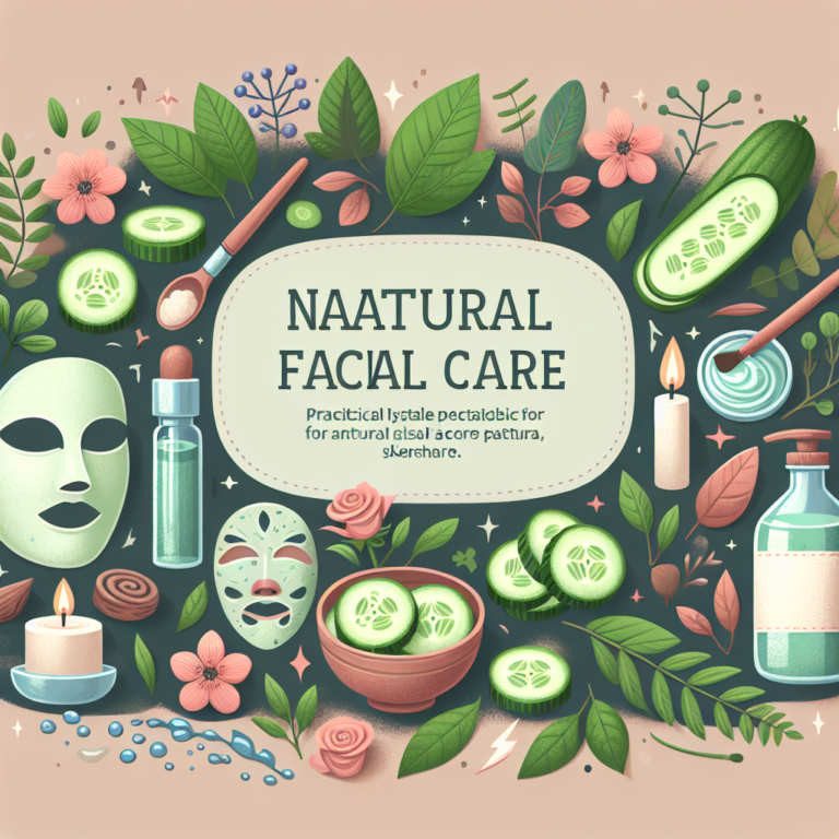 Dicas práticas de cuidados faciais naturais