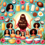 Cabelo saudável com produtos naturais